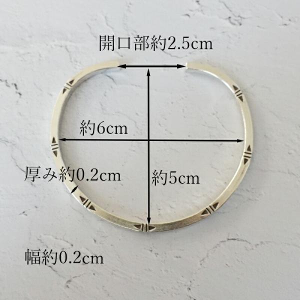 カレンシルバー バングル レディース シルバー925 より高純度 細め ブレスレット アクセサリー 女性 プレゼント ギフト ご褒美の画像