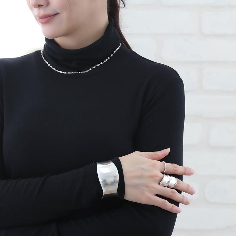 バングル レディース 太め カレン族 カレン シルバー925 より高純度 ブレスレット アクセサリー ansil アンシル プレゼント ギフトの画像