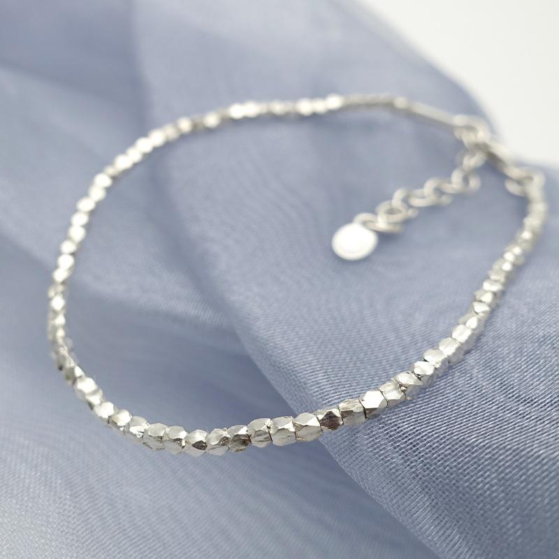 ansil（アンシル） ブレスレット カレンシルバー ビーズ レディース