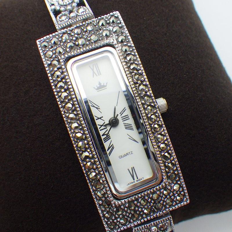 腕時計 レディース 40代 アンティーク調ブレスレットウォッチ フラワースクエア アウトレット Silver925 ジュエリー Sbw 1716 ピアス シルバー925 アンシル 通販 Yahoo ショッピング