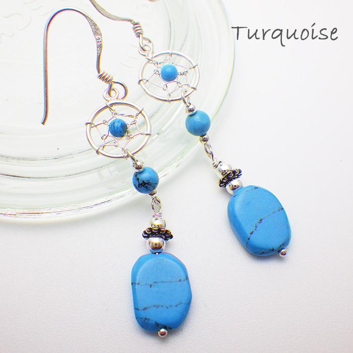 ピアス レディース ターコイズドリームキャッチャーフック シルバー925 金属アレルギー対応ニッケルフリー アクセサリー ジュエリー Sp 0548c ピアス シルバー925 アンシル 通販 Yahoo ショッピング