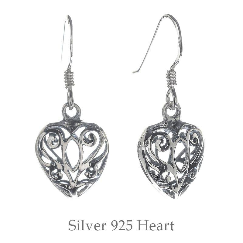 ピアス レディース アラベスク透かしハートフック ぶら下がり シルバー925 金属アレルギー対応ニッケルフリー アクセサリー ジュエリー 樹脂ピアス Sp 0664h シルバージュエリー アンシル 通販 Yahoo ショッピング