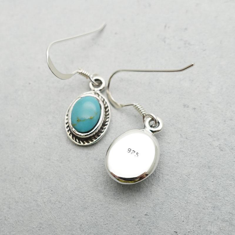 ターコイズ ピアス 揺れる シルバー925 アレルギー対応 レディース 12月誕生石 トルコ石 アクセサリー プレゼント ギフト 40代 50代 60代 | ansil | 06