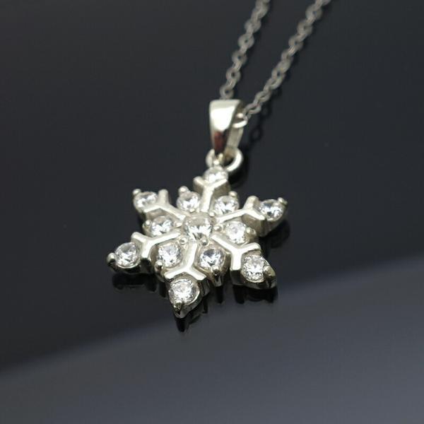 ansil ネックレス 雪の結晶 レディース 40代 50代 アレルギー
