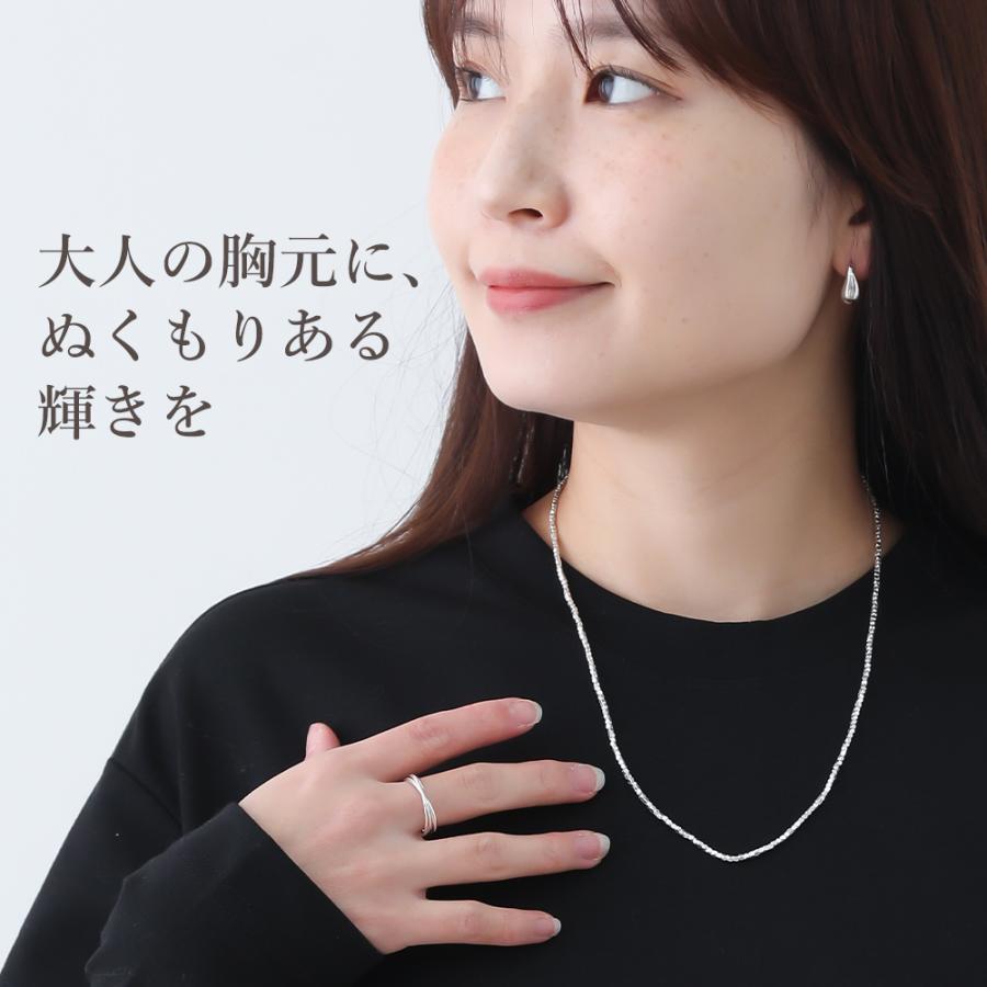 ansil（アンシル） カレンシルバー ネックレス レディース ビーズ
