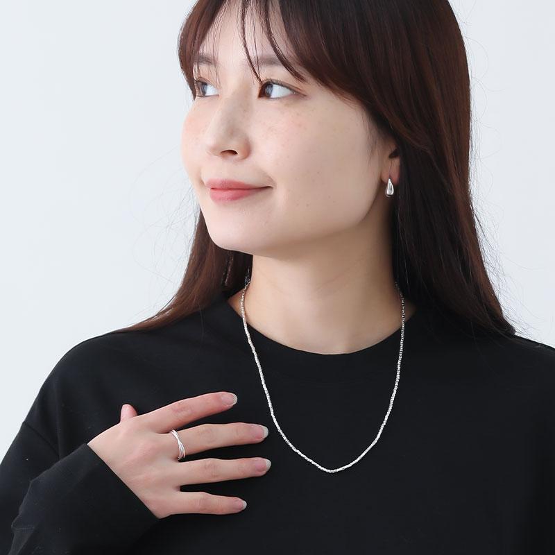 ansil（アンシル） ネックレス レディース カレンシルバー 50cm