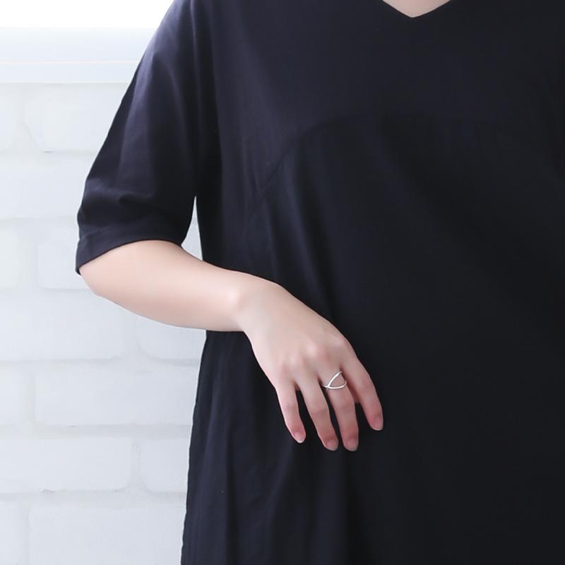 シルバーリング レディース 太め シルバー925 指輪 クロス Xリング アレルギー対応 11号 13号 14号 アクセサリー ギフト プレゼント | ansil | 05