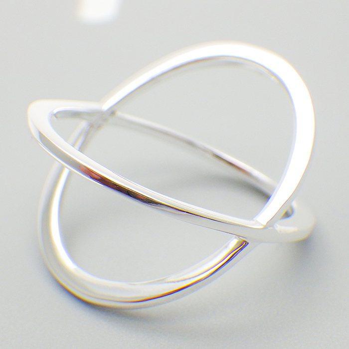 シルバーリング レディース 太め シルバー925 指輪 クロス Xリング アレルギー対応 11号 13号 14号 アクセサリー ギフト プレゼント | ansil | 07