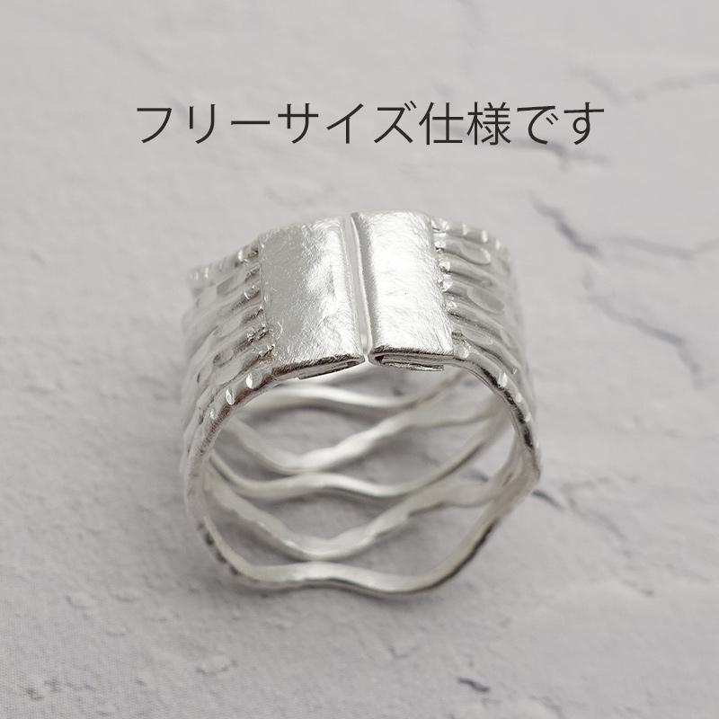 ansil カレンシルバーリング 指輪 レディース メンズ 7連風 金属 ansil カレンシルバーリング 指輪 レディース メンズ 7連風 金属