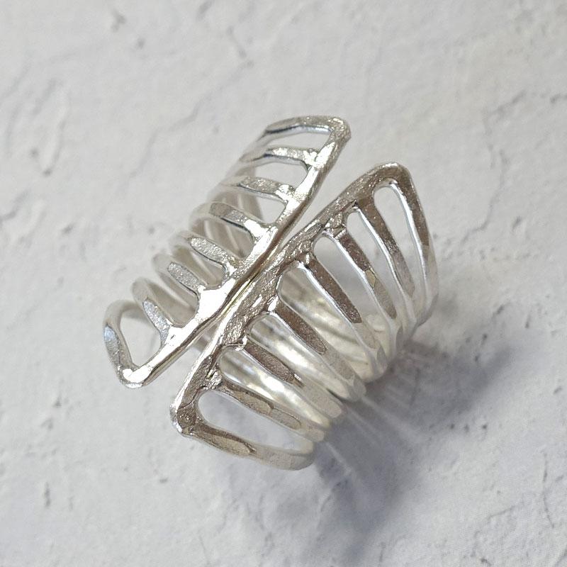 カレンシルバーリング 指輪 レディース 太め 13号 17号 19号 21号 フリー 金属アレルギー対応 シルバー925  シルバー950 アクセサリー プレゼント | ansil | 01
