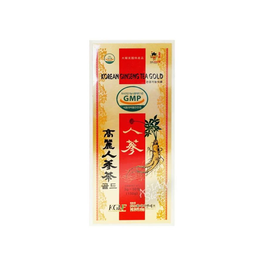 【常温便】高麗人参粉末茶/韓国高麗人参茶150ｇ（木箱）（3ｇ*50袋）【8801956001095】【異なる配送便の商品の同時購入不可】｜asianstore-kakyo