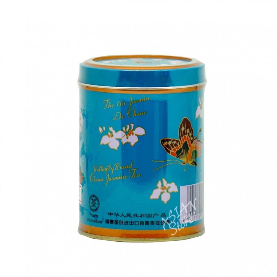 常温便】ジャスミン茶(青缶）／蝶々牌茉莉花茶113g【6901118900111