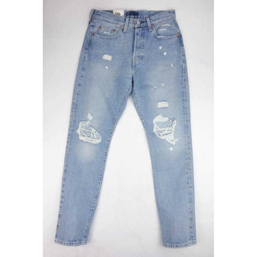✨希少✨リーバイス501XX ダメージ加工 USA製　ジーンズ ライトブルー Levis リーバイス 501xx ダメージ 穴あき ジーンズ デニム パンツ USA
