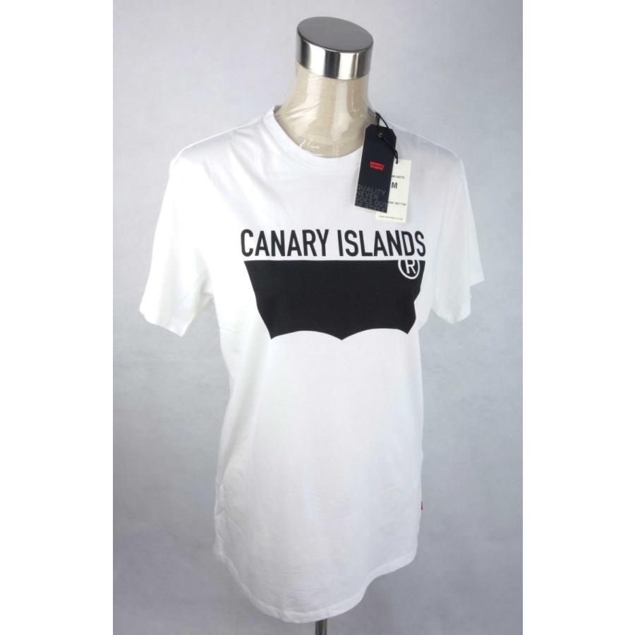 リーバイス Levi's Tシャツ CANARY ISLANDS ホワイト 白 Mサイズ｜asiantaste