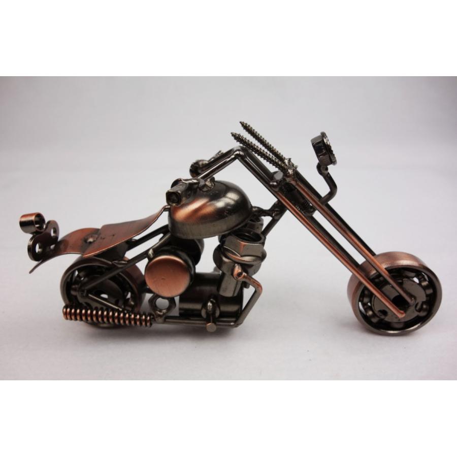 新品 ハンドメイド メタルクラフト アメリカンバイク フィギュア S05 