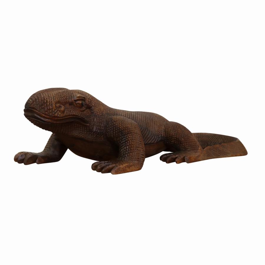 コモドドラゴンの木彫り 49cm トカゲの置物 爬虫類の置物 コモドドラゴンのオブジェ アジアンティーク Asiantique 通販 Yahoo ショッピング