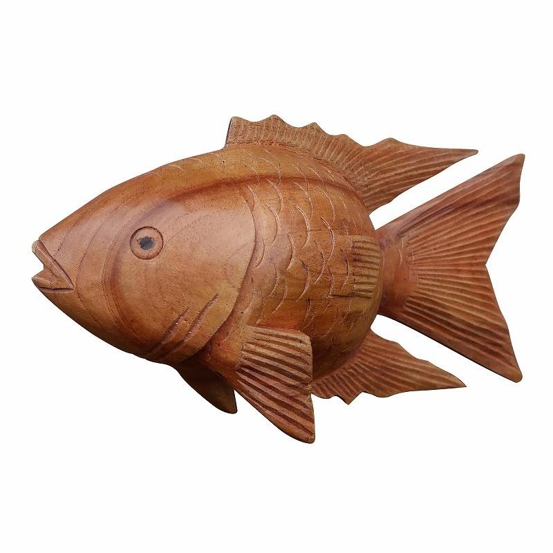 魚の木彫り 木製 25X7X12.5 【さかなの木彫り 魚の置物 魚の 魚の木彫り 木製 25X7X12.5 【さかなの木彫り 魚の置物 魚の