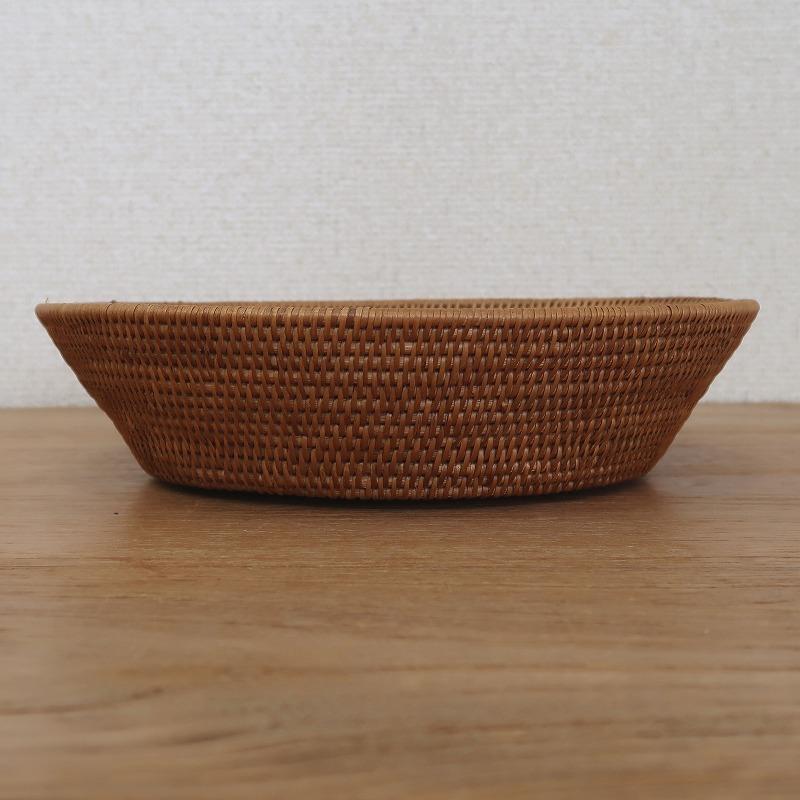 アタ フルーツバスケット ラウンド 直径25cm バリ島 【果物カゴ