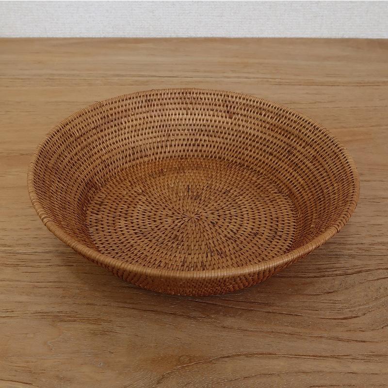 アタ フルーツバスケット ラウンド 直径25cm バリ島 【果物カゴ
