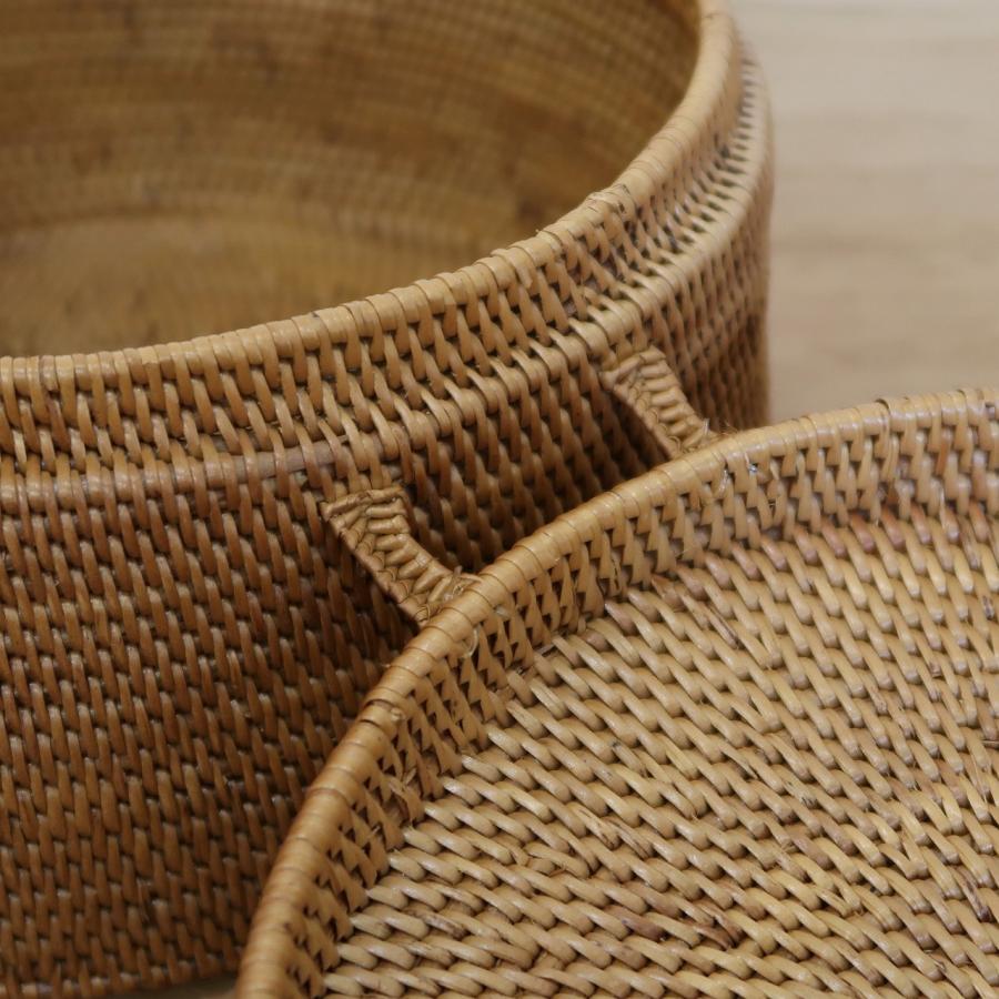 アタの収納ボックス ラウンドボックス 丸型 L 直径20cmX高さ10cm バリ