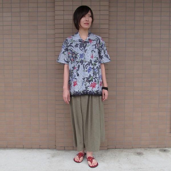 希少】BATIKシャツ 伝統衣装 総柄シャツ バティック インドネシア 半袖