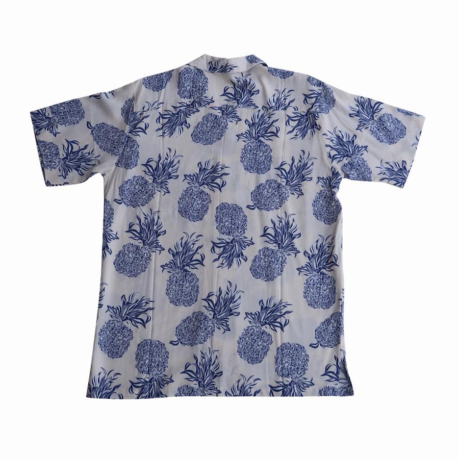 NOMA t.d. アロハシャツ 半袖 パイナップル柄 Amazon.co.jp: アロハシャツ 半袖シャツ パイナップル柄 メンズ