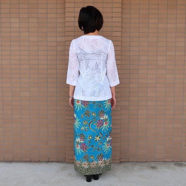 バティックサロン コットン スカート アジアン インドネシア民族衣装 メール便ok アジアンティーク Asiantique 通販 Yahoo ショッピング