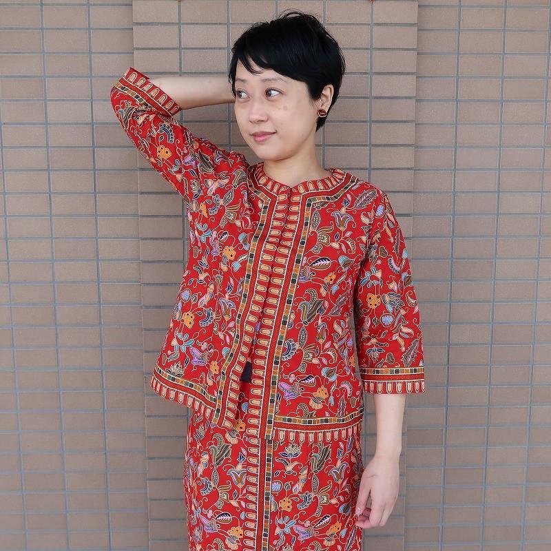 サロンケバヤ シンガポール航空 キャビンアテンダント制服風 サロンケバヤ シンガポール航空 キャビンアテンダント制服風