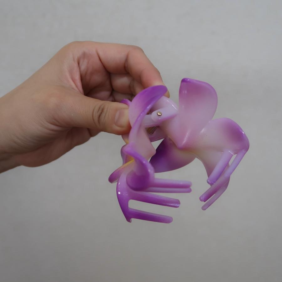 プルメリア 花のクリップ プラスチック 7COLORS アジアン バリ島 ハワイアン雑貨 ヘアアクセサリー ヘアクリップ お花クリップ フラダンス 220771 |  | 11