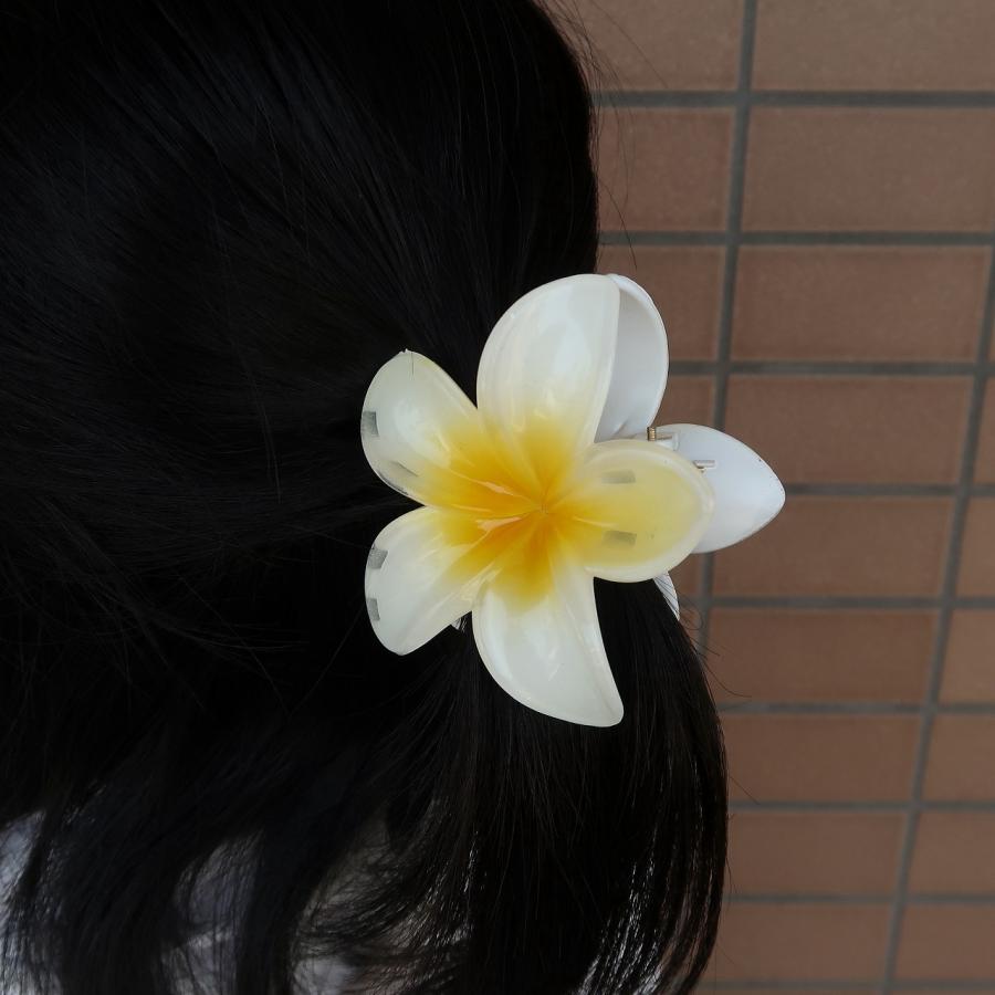 プルメリア 花のクリップ プラスチック 7COLORS アジアン バリ島 ハワイアン雑貨 ヘアアクセサリー ヘアクリップ お花クリップ フラダンス 220771 |  | 02