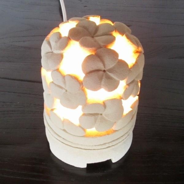 プルメリア パラスストーンランプ 16cm タイプ1【リゾート 照明 ライト