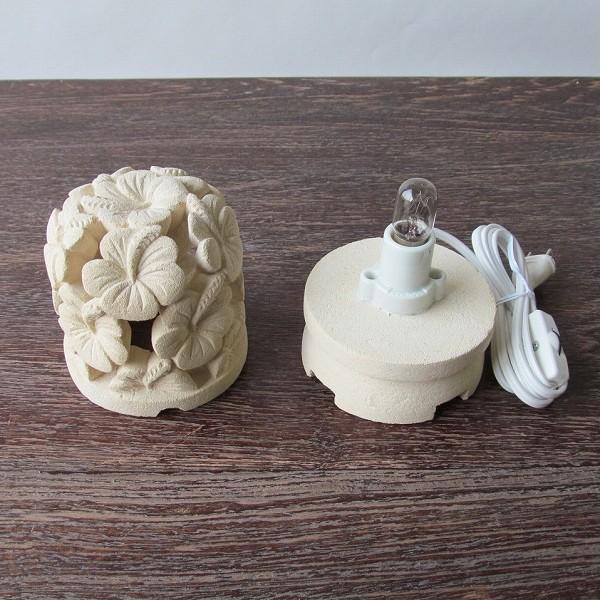 ハイビスカス パラスストーンランプ 16cm 【リゾート 照明 ライト