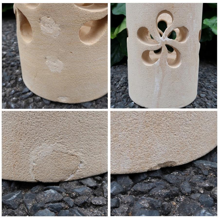 プルメリア パラスストーン LEDソーラーライト 20cm 照明 外灯