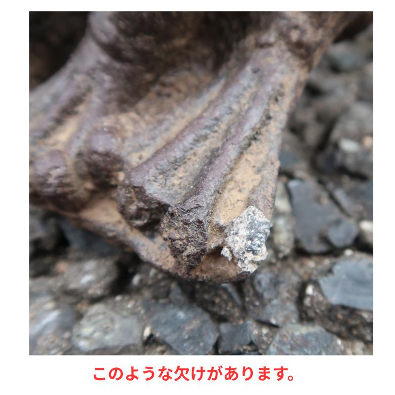カエルの石像 コンクリート Sサイズ 13cm アンティーク調 カエルの置物