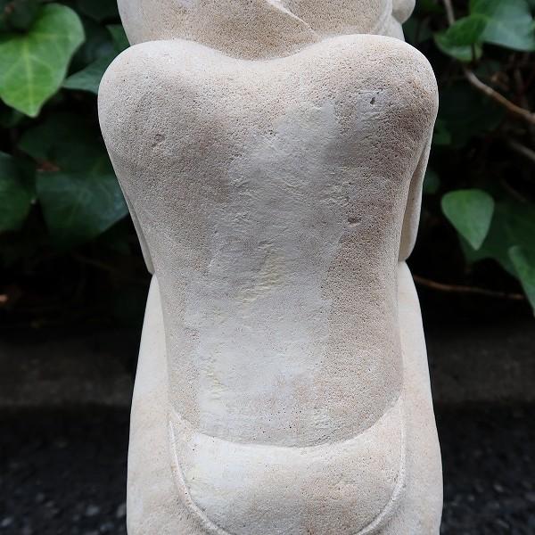 バリニーズカップル石像 プリミティブ人形 Lサイズ 30cm 男女2体セット