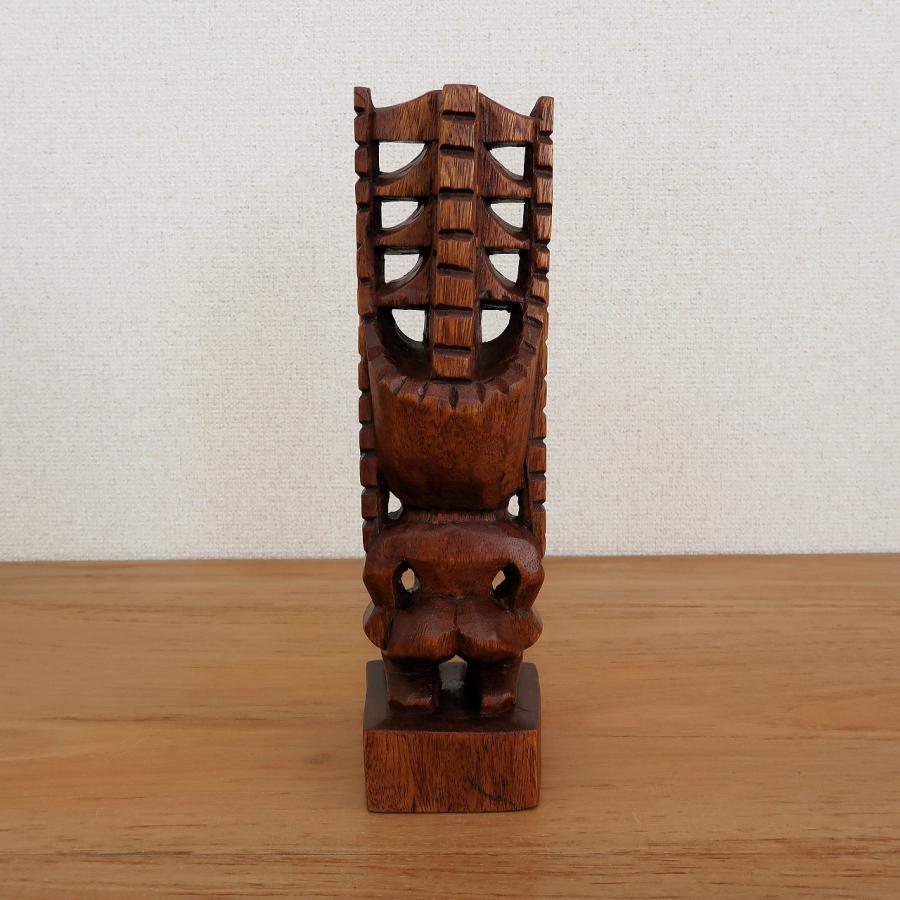 ティキの木彫り アクア TIKI AKUA KAI 30cm 木製スワール無垢材 ティキの木彫り アクア TIKI AKUA KAI 30cm 木製スワール無垢材