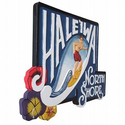 ハレイワ ノース ショア HALEIWA NORTH SHORE 木彫りのハワイアン