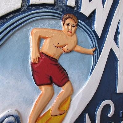 ハレイワ ノース ショア HALEIWA NORTH SHORE 木彫りのハワイアン