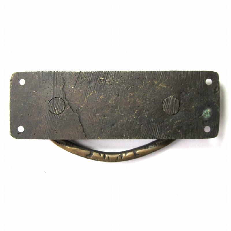 家具の取っ手 引出し取っ手 真鍮製 アンティーク調 A-052【メール便OK