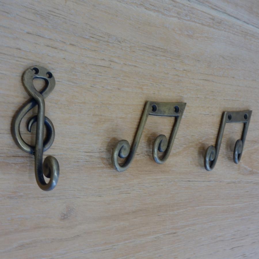 楽器 雑貨 ト音記号 音符 ハンドベル アンティーク調 お洒落 栓抜き