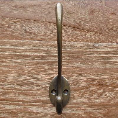 コートハンガー 壁掛けフック 真鍮製 アンティーク調 吊り下げフック