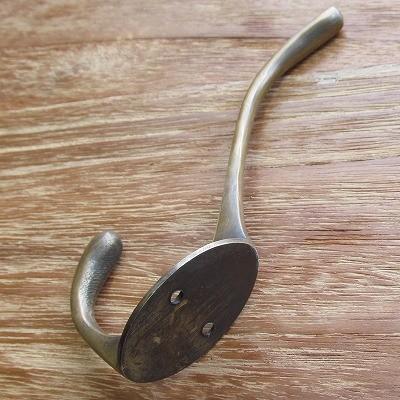 コートハンガー 壁掛けフック 真鍮製 アンティーク調 吊り下げフック