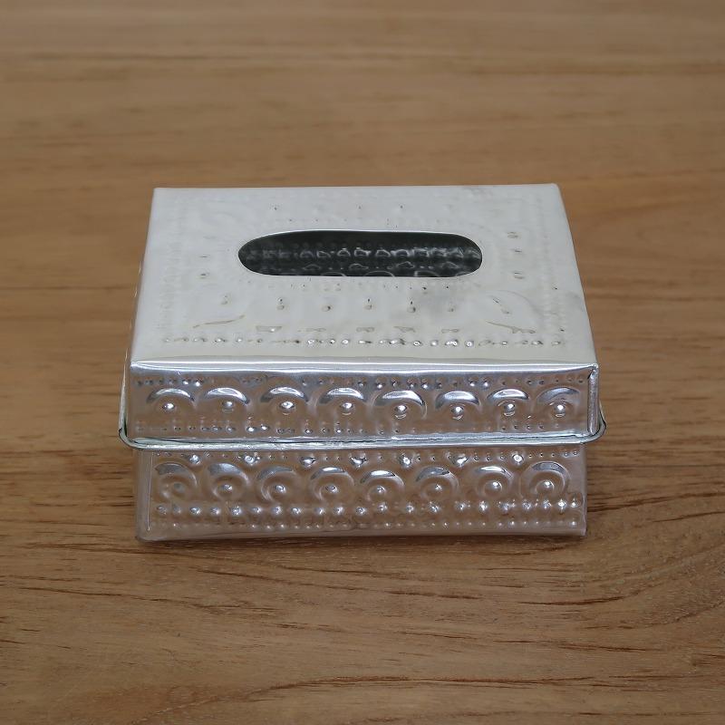 アルミのポケットティッシュケース ポケットティッシュ収納