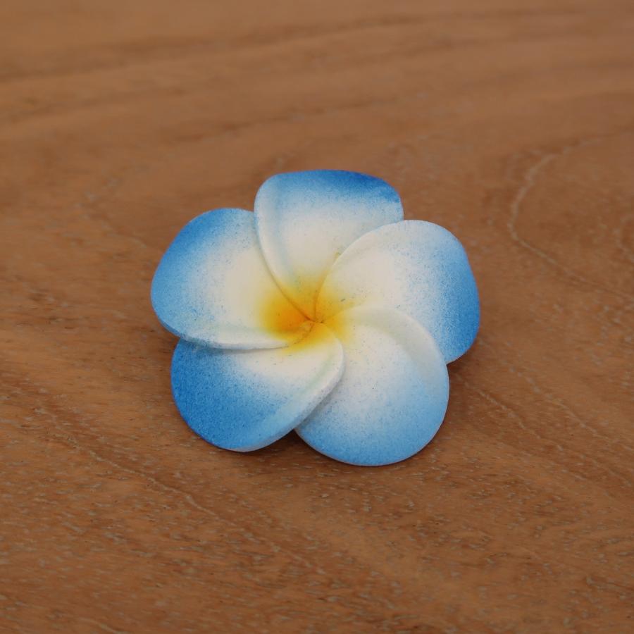 プルメリアの造花 ウレタン製4.5cm ピンク ホワイト ブルー パープル