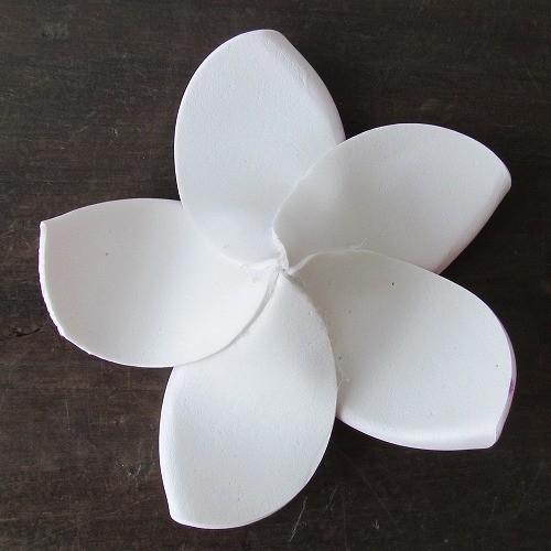 プルメリアの造花 ウレタン製12cm ピンク ホワイト ブルー パープル