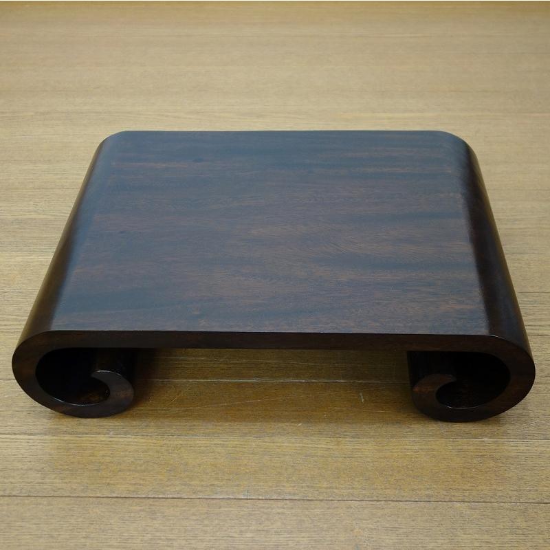渦巻きテーブル 50X35X13 花台 うずまきテーブル 床の間置物 渦巻きテーブル 50X35X13 花台 うずまきテーブル 床の間置物
