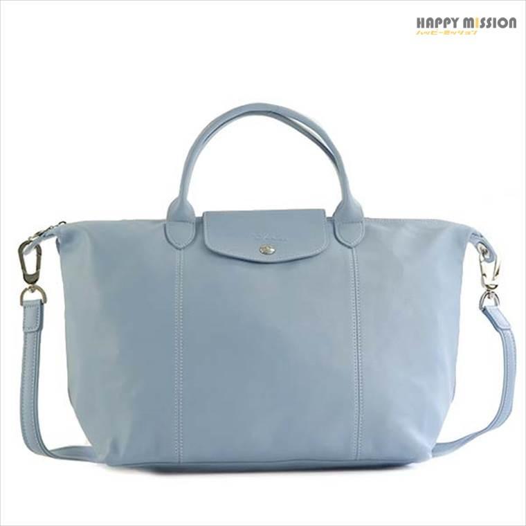 純正売り出し ロンシャン Longchamp レディース Le Pliage プリアージュ Cuir ハンドバッグ 1515 B40 737 Lavande パープル 免税店 通販 Ssl Daikyogo Or Jp