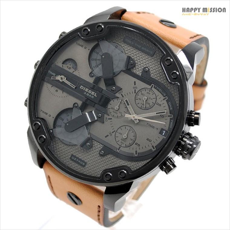 ディーゼル Diesel メンズ 腕時計 クロノグラフ Dz7406 レザーベルト ブランド ウォッチ Dz7406 Happy Mission ヤフー店 通販 Yahoo ショッピング