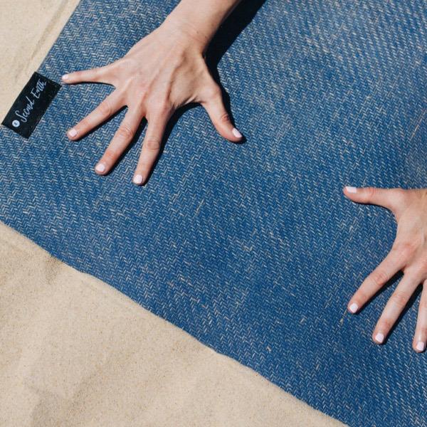 ヨガマット 4mm CONNECTED YOGA MAT ヨガ セカンドアース 2E 天然素材