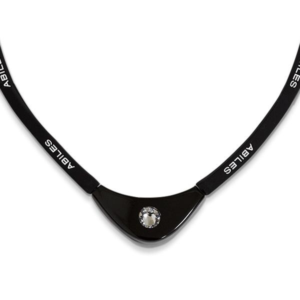 ABILES ネックレス　(ブラック) スポーツ ネックレス ペンダント シリコン ABILES PLUS アビリス